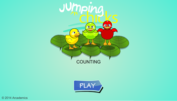 Jumping Chicks Counting