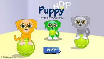 Puppy Hop Letters